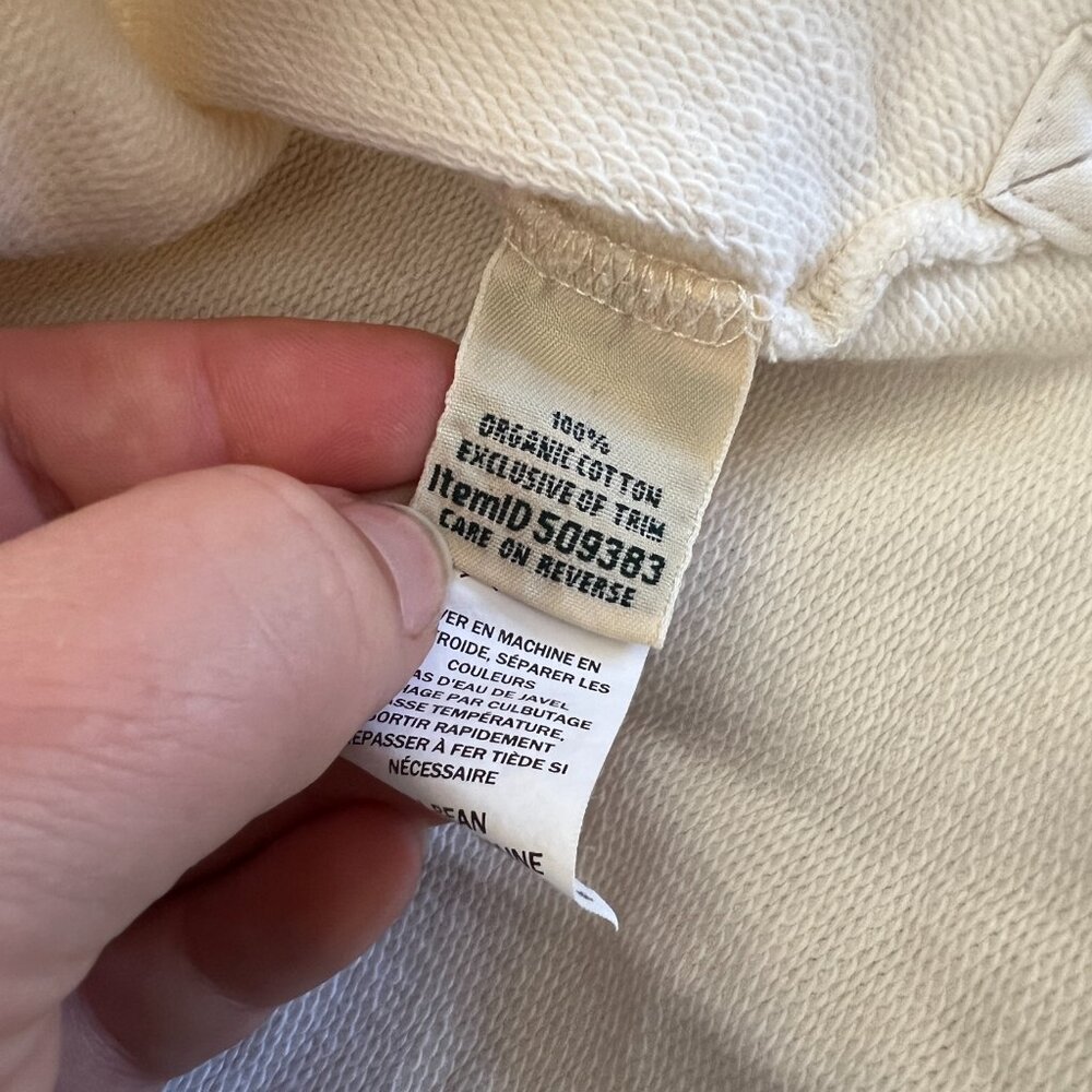 LL Bean White Quarter Snap Pullover Sweatshirt Wo… - image 4